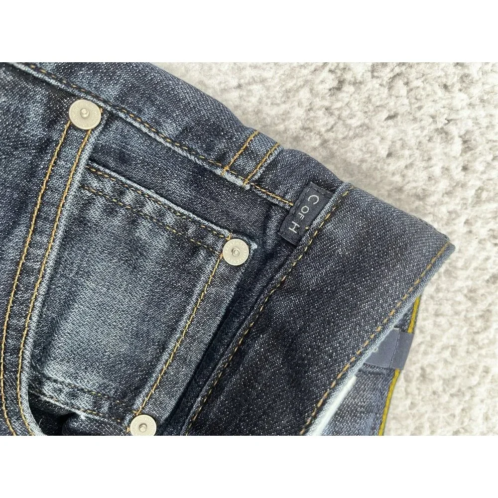Citizens of Humanity Sid Jeans Mens 32x32 Dark Wash Straight Leg Stretch Denim - Picture 12 of 16